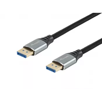 Equip DisplayPort 2.1 Premium kabelis, 3.0m, 16K/60Hz, 54Gbps