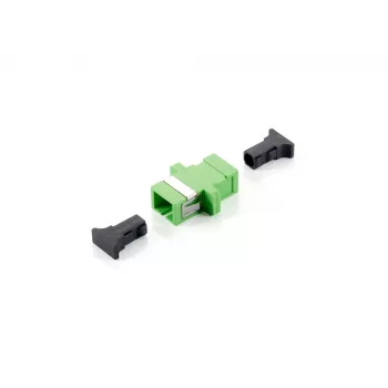 Equip SC APC savienotājs, vienmodas simplekss, SC/APC, zaļš, vienmodas, 34,7 mm, 9,4 mm, 33 mm