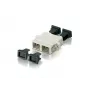 Equip SC šķiedras optikas adapteris/savienotājs, OM1/OM2, SC, bēšs, daudzmodu, 7 g, 12 gab.