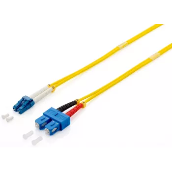 Equip LC / SC optiskās šķiedras ielāpu vads, OS2, 3,0 m