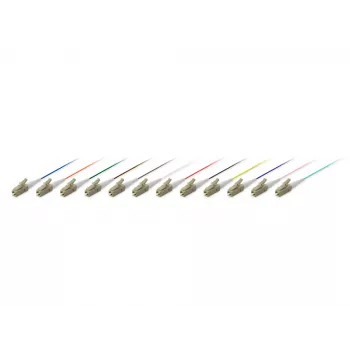 Equip LC/PC optiskās šķiedras pigtail kabelis, OM4, 2.0m, 2 m, OM4, LC