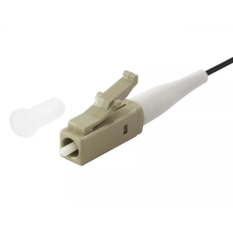 Equip LC/PC optiskās šķiedras pigtail kabelis, OM4, 2.0m, 2 m, OM4, LC