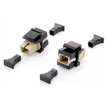 Equip optiskās šķiedras keystone adapteris, SC simplex