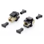 Equip optiskās šķiedras keystone adapteris, SC simplex