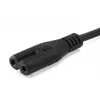 Equip 112161 Melns 3 m Power plug type C C7 coupler