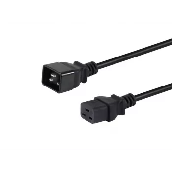 Equip 112131 strāvas kabelis melns 3 m IEC C20 IEC C19
