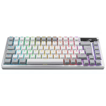ASUS ROG Azoth White tastatūra Gaming USB + RF bezvadu + Bluetooth QWERTZ Vācu