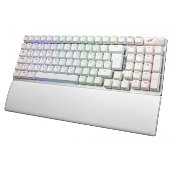 ASUS ROG Strix Scope II 96 Wireless klaviatūra Spēlēm USB + RF bezvadu + Bluetooth QWERTZ vācu balta
