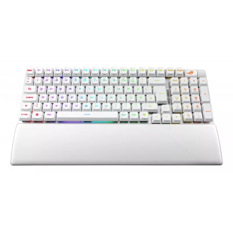 ASUS ROG Strix Scope II 96 RX Wireless tastatūra Spēļu USB + RF bezvadu + Bluetooth Balta