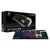 COUGAR CGR-WM1MB-ATR tastatūra Spēļu USB QWERTY Angļu Alumīnijs, Melna