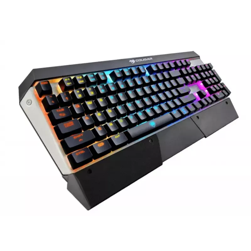 COUGAR CGR-WM1MB-ATR tastatūra Spēļu USB QWERTY Angļu Alumīnijs, Melna