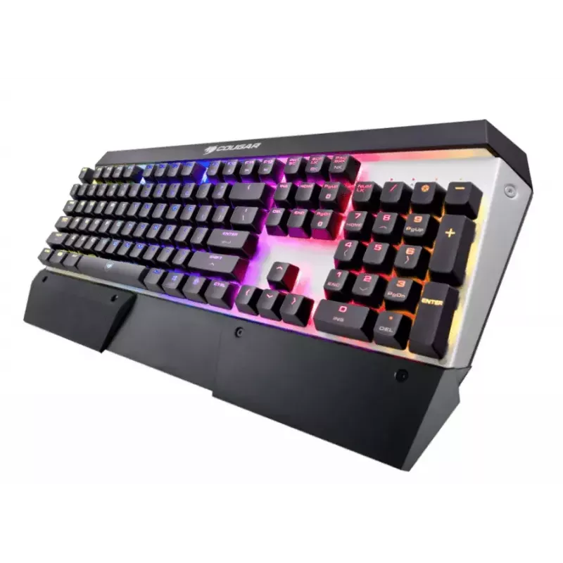 COUGAR CGR-WM1MB-ATR tastatūra Spēļu USB QWERTY Angļu Alumīnijs, Melna