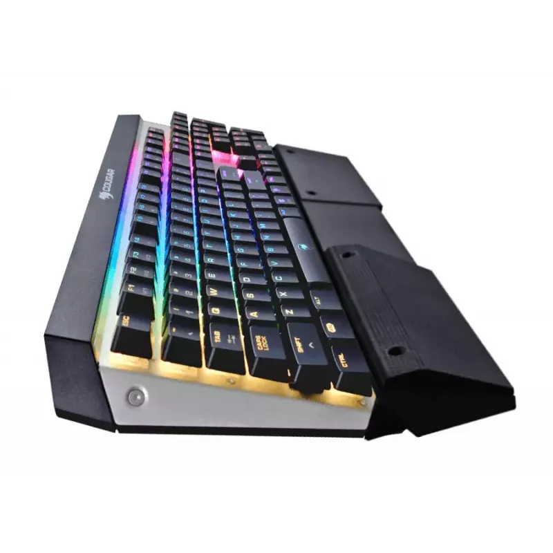 COUGAR CGR-WM1MB-ATR tastatūra Spēļu USB QWERTY Angļu Alumīnijs, Melna