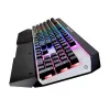 COUGAR CGR-WM1MB-ATR tastatūra Spēļu USB QWERTY Angļu Alumīnijs, Melna