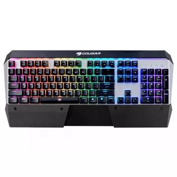 COUGAR CGR-WM1MB-ATR tastatūra Spēļu USB QWERTY Angļu Alumīnijs, Melna