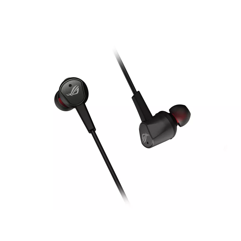 ASUS ROG CETRA II austiņas, vadu, ievietojamas, spēļu, USB Type-C, melnas