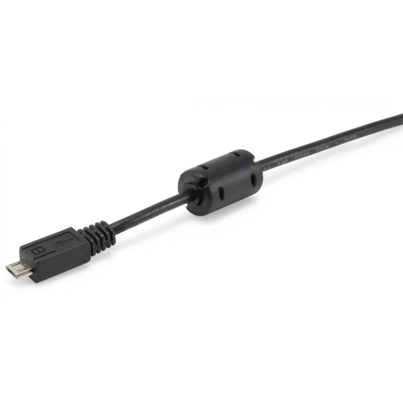 USB 2.0 Type A uz Micro-B kabelis Equip 128551 1,8 m melns