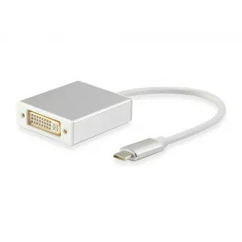 USB Type C uz DVI-I Dual Link adapteris Equip 133453