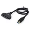 Equip USB 3.0 uz SATA adapteris, melns, 5 Gbit/s, CE, 50 mm, 9,5 mm, 550 mm