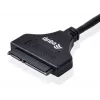 Equip USB 3.0 uz SATA adapteris, melns, 5 Gbit/s, CE, 50 mm, 9,5 mm, 550 mm