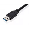 Equip USB 3.0 uz SATA adapteris, melns, 5 Gbit/s, CE, 50 mm, 9,5 mm, 550 mm