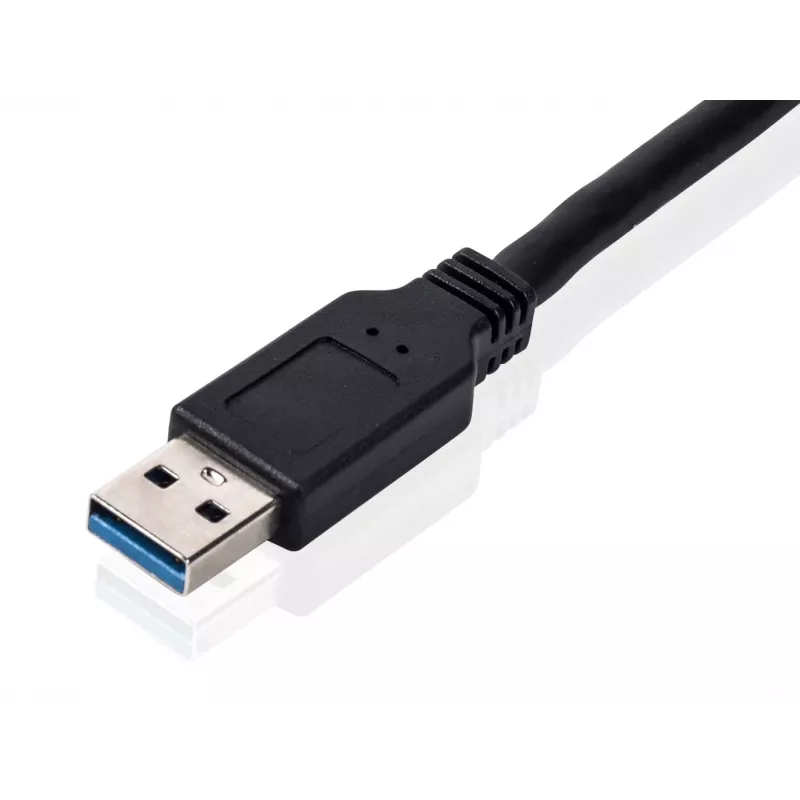 Equip USB 3.0 uz SATA adapteris, melns, 5 Gbit/s, CE, 50 mm, 9,5 mm, 550 mm