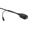 Equip 133348 USB kabelis USB 3.2 Gen 1 (3.1 Gen 1) 15 m USB A melns