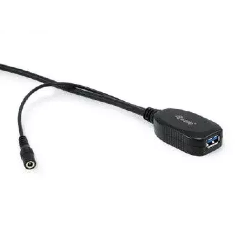 Equip 133348 USB kabelis USB 3.2 Gen 1 (3.1 Gen 1) 15 m USB A melns