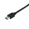 Equip 133348 USB kabelis USB 3.2 Gen 1 (3.1 Gen 1) 15 m USB A melns