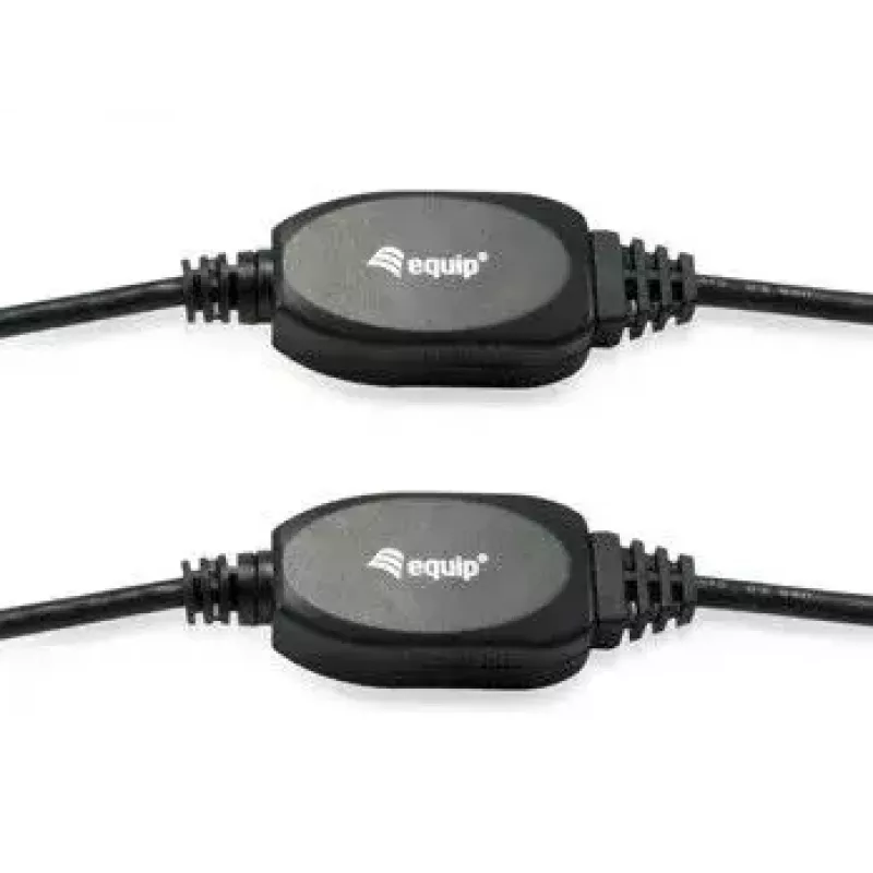 Equip 133348 USB kabelis USB 3.2 Gen 1 (3.1 Gen 1) 15 m USB A melns