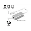 Equip USB Type C uz RJ45 Gigabitu tīkla adapteris, vadu, USB Type-C, Ethernet, 1000 Mbit/s, sudrabs
