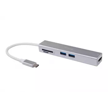 Equip USB-C 5-in-1 daudzfunkcionālais adapteris