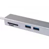 Equip USB-C 5-in-1 daudzfunkcionālais adapteris