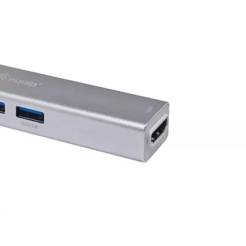 Equip USB-C 5-in-1 daudzfunkcionālais adapteris