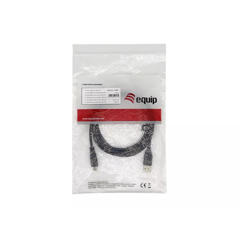 USB 2.0 Type-C uz A kabelis Equip 128885 2m