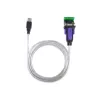 Equip USB-A uz seriālo RS-422/485 DB9 adaptera kabelis, pelēks, 1,5 m, USB Type-A, DB-9, vīrišķais, vīrišķais