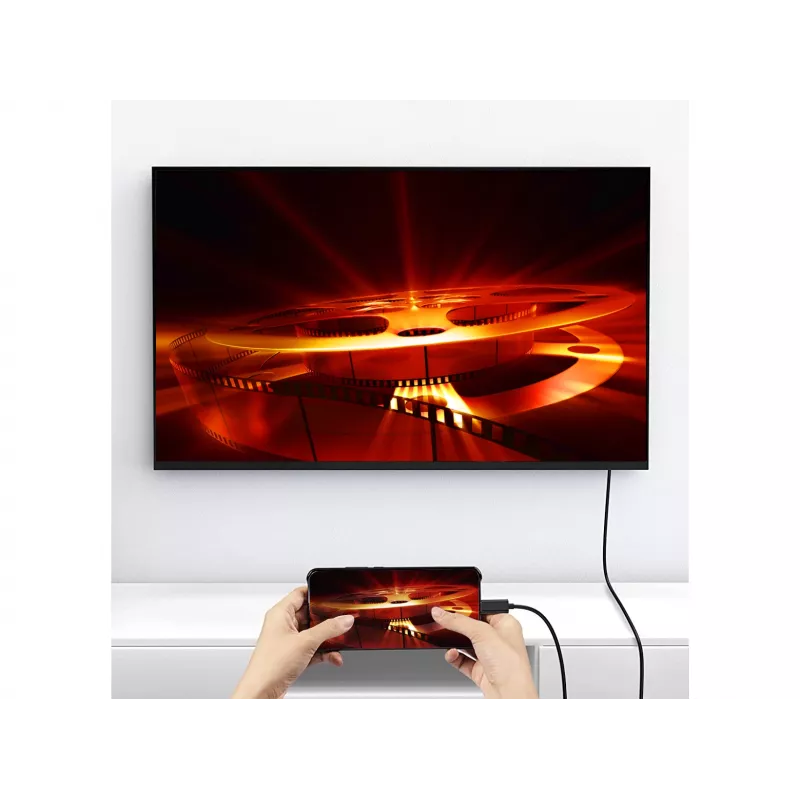 Equip USB-C uz HDMI kabelis, M/M, 1,0 m, 4K/60Hz