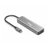 Equip USB-C uz HDMI/DisplayPort/VGA/USB adapteris, USB Type-C, HDMI izeja, DisplayPort izeja, VGA (D-Sub) izeja, 3840 x 2160 pikseļi