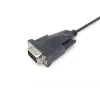 Equip USB-C uz Serial DB9 kabelis V/V 1,5 m melns