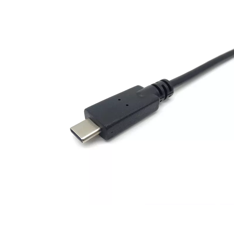 Equip USB-C uz Serial DB9 kabelis V/V 1,5 m melns