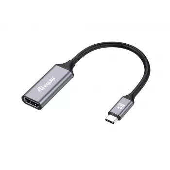 Equip USB-C–HDMI 2.0 adapteris, 4K/60Hz, 0,15 m, USB Type-C, HDMI, vīrišķais, sievišķais, taisns