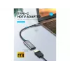 Equip USB-C–HDMI 2.0 adapteris, 4K/60Hz, 0,15 m, USB Type-C, HDMI, vīrišķais, sievišķais, taisns