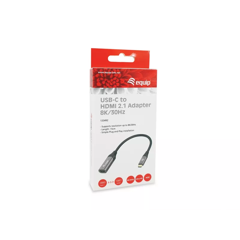 Equip USB-C to HDMI 2.1 Adapter 8K 30Hz 0.15m