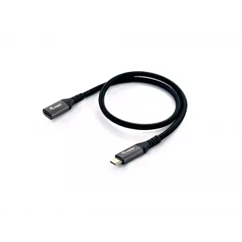 Equip USB 3.2 Gen 2 C uz C pagarinātāja kabelis, V/S, 0.5 m, 4K/60Hz, 10Gbps