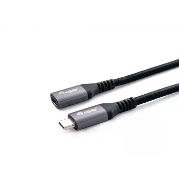 Equip USB 3.2 Gen 2 C uz C pagarinātāja kabelis, V/S, 0.5 m, 4K/60Hz, 10Gbps
