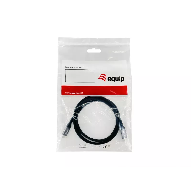 Equip USB 3.2 Gen 2 C uz C pagarinātāja kabelis, V/S, 0.5 m, 4K/60Hz, 10Gbps