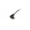 Equip USB 2.0 C to C 90° leņķa spirālvads M/M 1 m Melns
