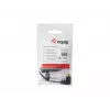 Equip USB 2.0 C to C 90° leņķa spirālvads M/M 1 m Melns