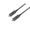 Equip USB-C uz C aktīvais optiskais kabelis, 10m, 4K/60Hz, Video+Datu+PD