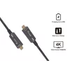 Equip USB-C uz C aktīvais optiskais kabelis, 10m, 4K/60Hz, Video+Datu+PD